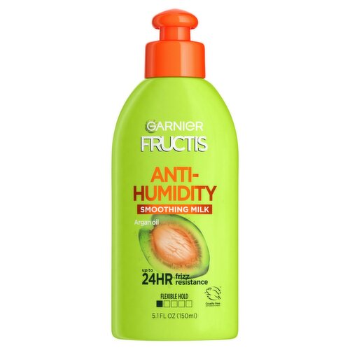 Garnier Fructis Anti-Humidity Argan Oil Smoothing Milk, 5.1 fl oz