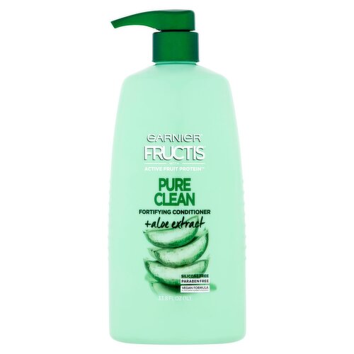 Garnier Fructis Pure Clean + Aloe Extract Fortifying Conditioner, 33.8 fl oz