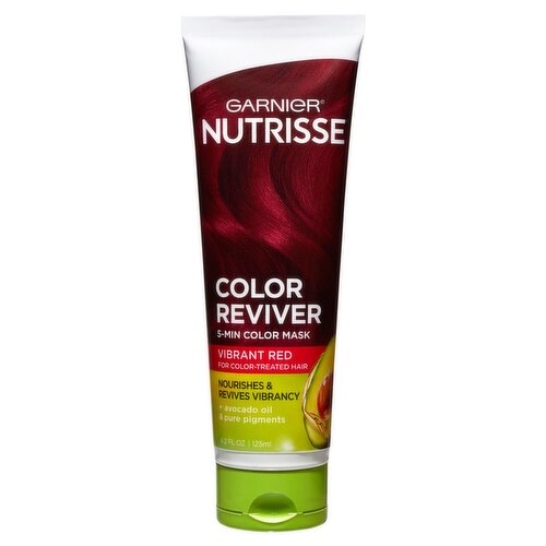 Garnier Nutrisse Color Reviver Vibrant Red 5-Min Color Mask, 4.2 fl oz