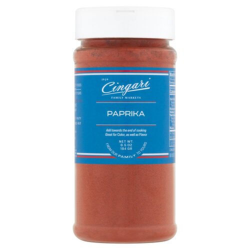 Cingari Family Markets Paprika, 6.5 oz