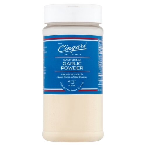 Cingari Family Markets California Garlic Powder, 7 oz