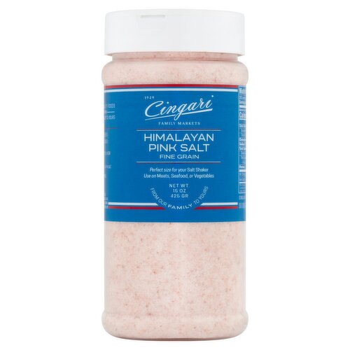 Cingari Family Markets Fine Grain Himalayan Pink Salt, 15 oz