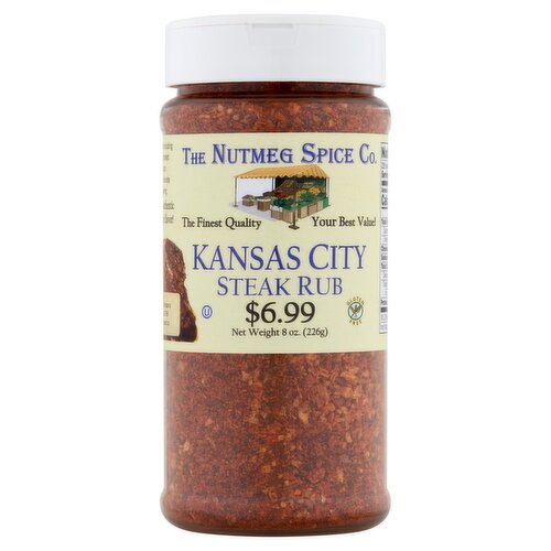 The Nutmeg Spice Co. Kansas City Steak Rub, 8 oz
