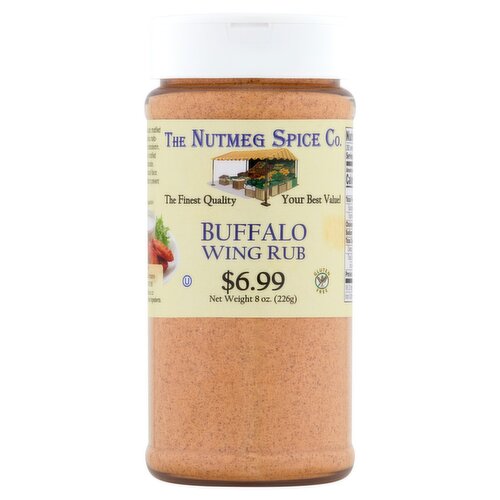 The Nutmeg Spice Co. Buffalo Wing Rub, 8 oz