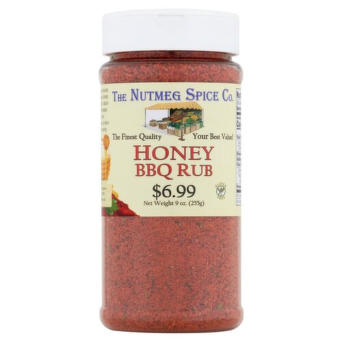 The Nutmeg Spice Co. Honey BBQ Rub, 9 oz