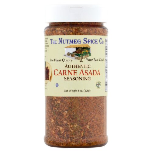 The Nutmeg Spice Co. Authentic Carne Asada Seasoning, 8 oz
