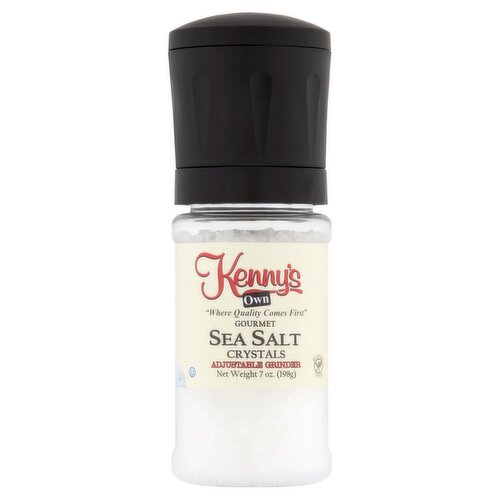 Kenny's Own Gourmet Sea Salt Crystals, 7 oz