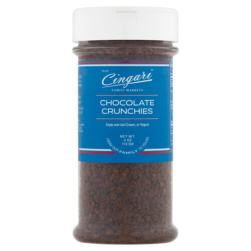 Cingari Family Markets Chocolate Crunchies, 4 oz