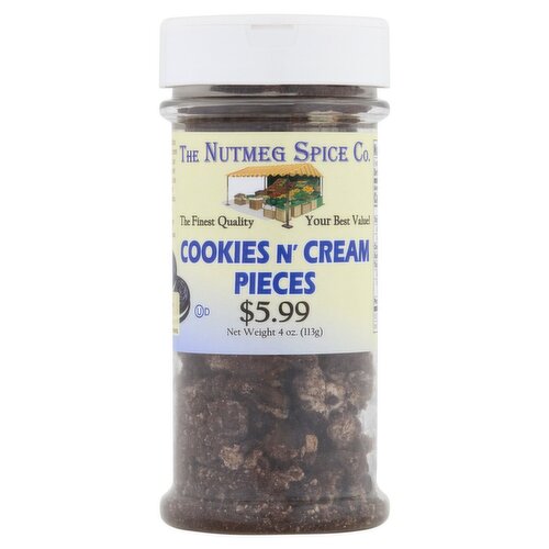 The Nutmeg Spice Co. Cookies N' Cream Pieces, 4 oz