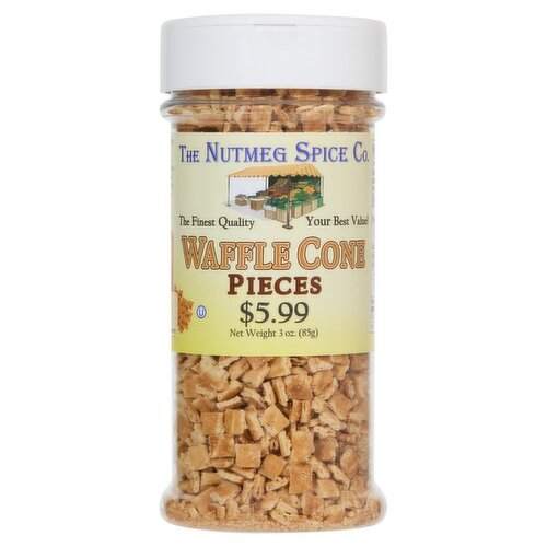 The Nutmeg Spice Co. Waffle Cone Pieces, 3 oz