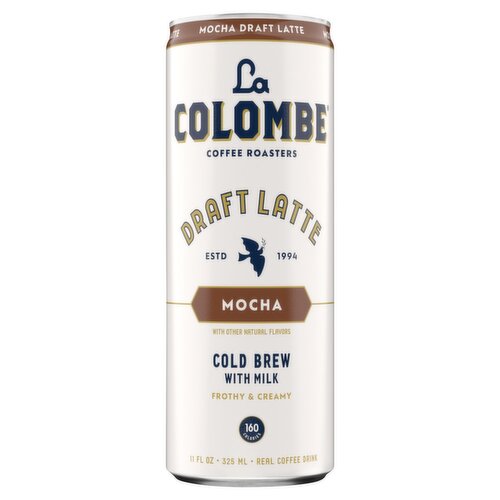 La Colombe Mocha Draft Latte Coffee Roasters Real Coffee Drink, 11 fl oz