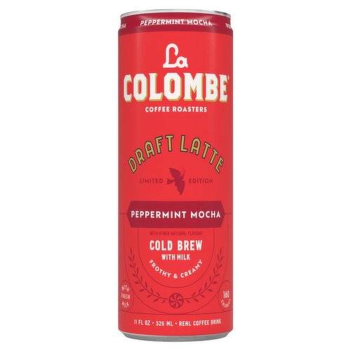 La Colombe Peppermint Mocha Draft Latte Real Coffee Drink Limited Edition, 11 fl oz