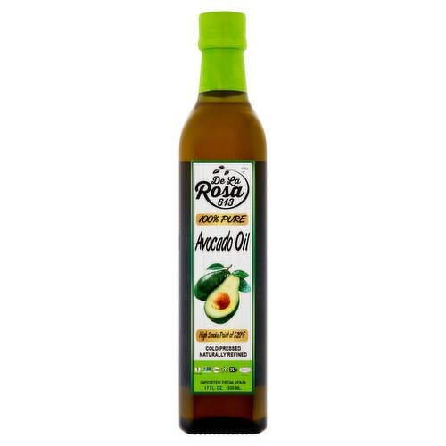 De La Rosa 613 100% Pure Avocado Oil, 17 fl oz