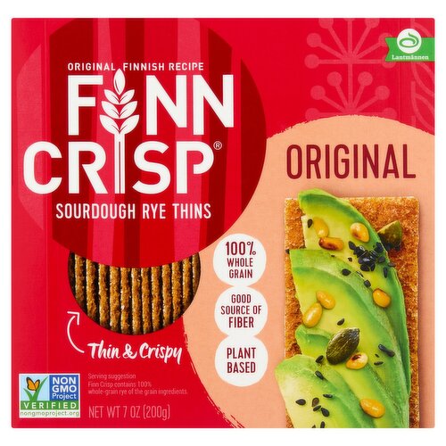 Lantmännen Finn Crisp Original Sourdough Rye Thins, 7 oz