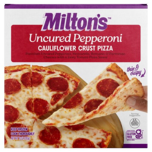 Milton's Uncured Pepperoni Cauliflower Crust Pizza, 10 oz