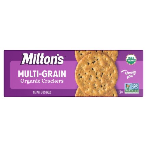 Milton's Multi-Grain Organic Crackers, 6 oz
