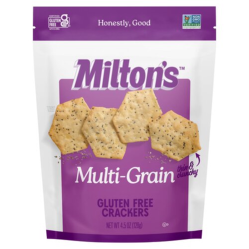 Milton's Craft Bakers Gluten Free Multi-Grain Baked Crackers, 4.5 oz