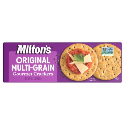 Milton's Craft Bakers Original Multi-Grain Gourmet Crackers, 8.4 oz