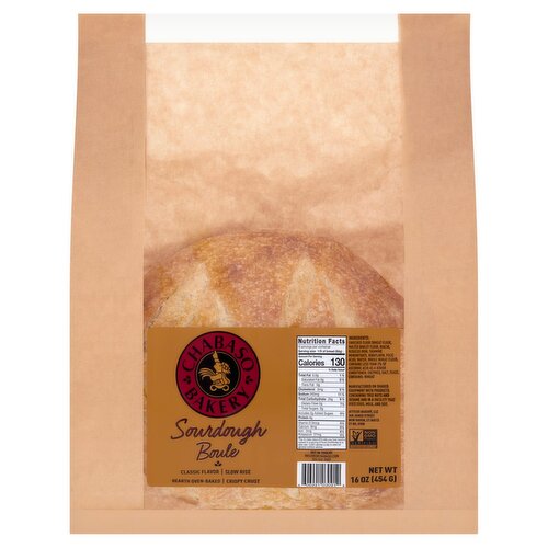 Chabaso Bakery Sourdough Boule, 16 oz