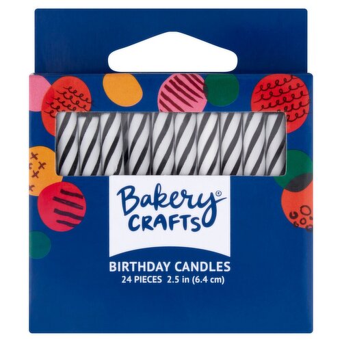 Bakery Crafts Birthday Candles, 24 count