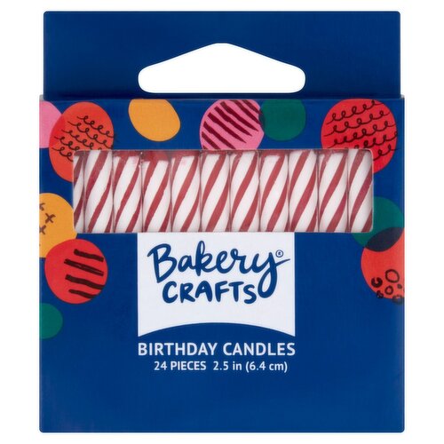 Bakery Crafts Birthday Candles, 24 count