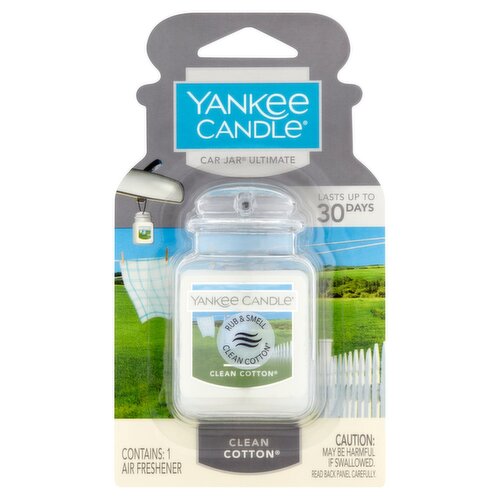 Yankee Candle Car Jar Ultimate Clean Cotton Air Freshener