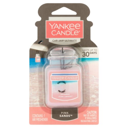 Yankee Candle Car Jar Ultimate Pink Sands Air Freshener