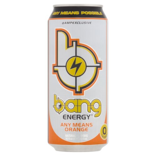 Bang Energy Any Means Orange Energy Drink, 16 fl oz