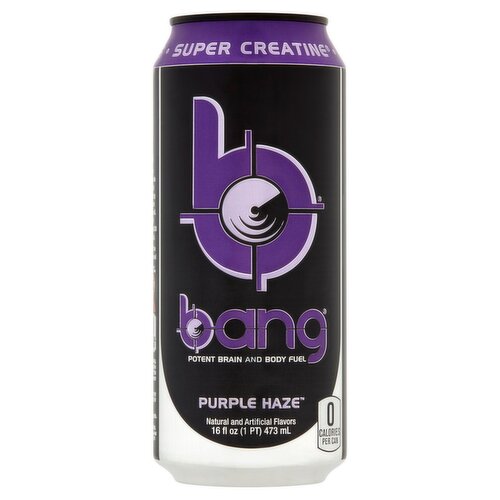 Bang Purple Haze Energy Drink, 16 fl oz