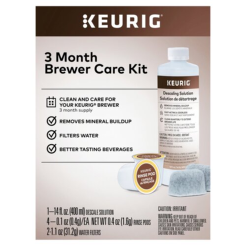 Keurig 3 Month Brewer Care Kit