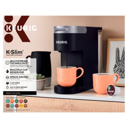 Keurig K-Slim Black Single Serve Coffee Maker