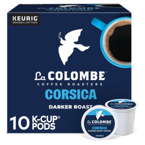 La Colombe Corsica Dark Roast Coffee, 10 Count K-Cup Pods