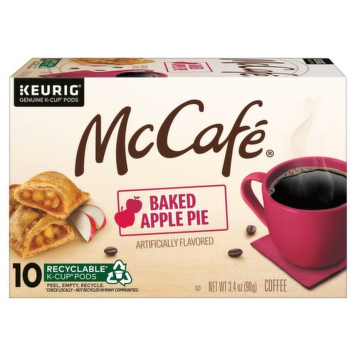 McCafé Baked Apple Pie Coffee K-Cup Pods, 10 count, 3.4 oz