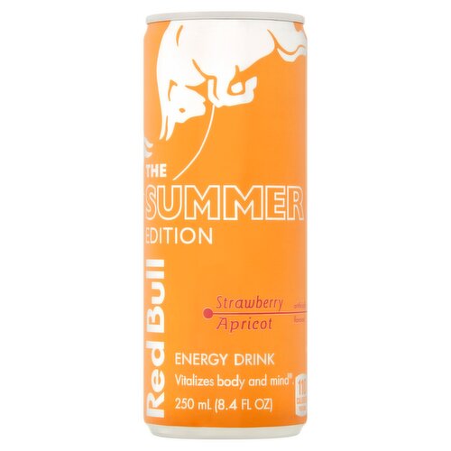 Red Bull The Summer Edition Strawberry Apricot Energy Drink, 8.4 fl oz