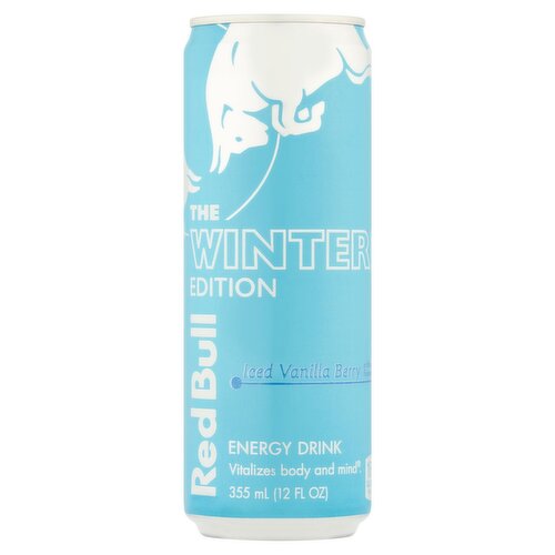 Red Bull The Winter Edition Iced Vanilla Berry Energy Drink, 12 fl oz ...