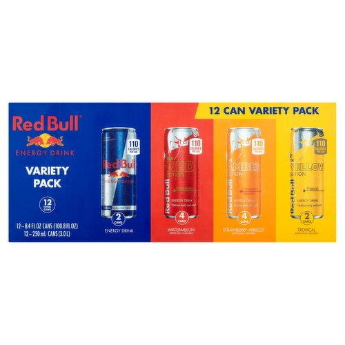 Red Bull Energy Drink Variety Pack, 8.4 fl oz, 12 count