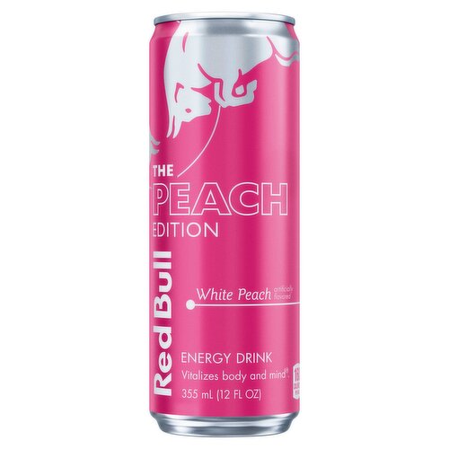 Red Bull The Peach Edition White Peach Energy Drink, 12 fl oz
