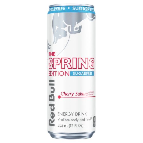 Red Bull The Spring Edition Sugarfree Cherry Sakura Energy Drink, 12 fl oz