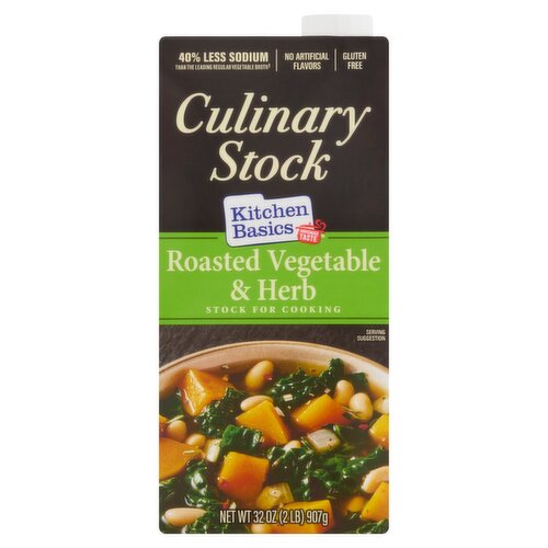 Kitchen Basics Roasted Vegetable & Herb Culinary Stock, 32 oz