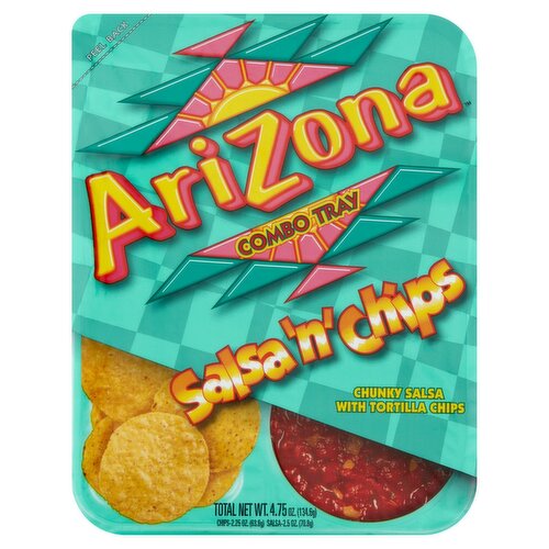 AriZona Salsa 'n' Chips Combo Tray, 4.75 oz