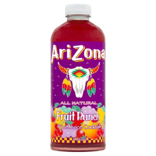 AriZona Fruit Punch Fruit Juice Cocktail, 34 fl oz