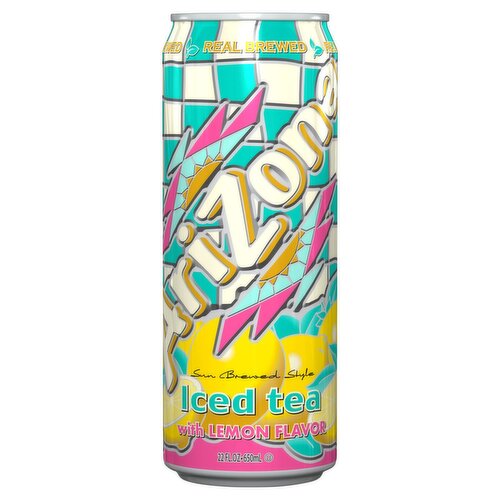 AriZona Sun Brewed Style Iced Tea with Lemon Flavor, 22 fl oz