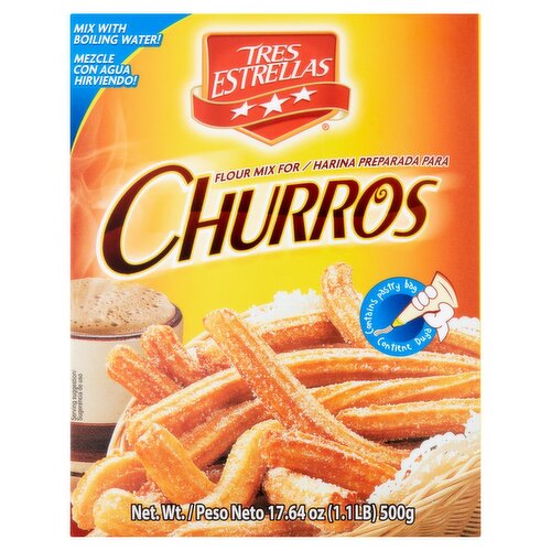 Tres Estrellas Churros Flour Mix, 17.64 oz