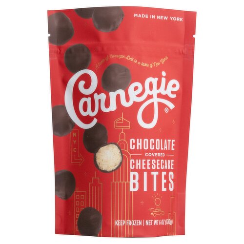 Carnegie Deli Chocolate Covered Cheesecake Bites, 6 oz