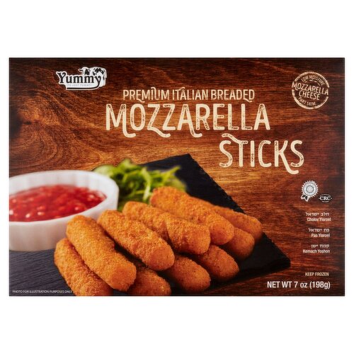 Yummy Premium Italian Breaded Mozzarella Sticks, 7 oz