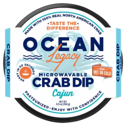 Ocean Legacy Cajun Crab Dip, 6.5 oz