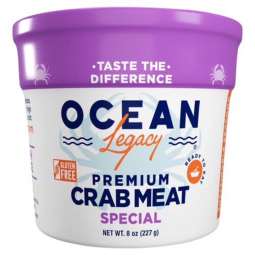 Ocean Legacy Special Premium Crab Meat, 8 oz