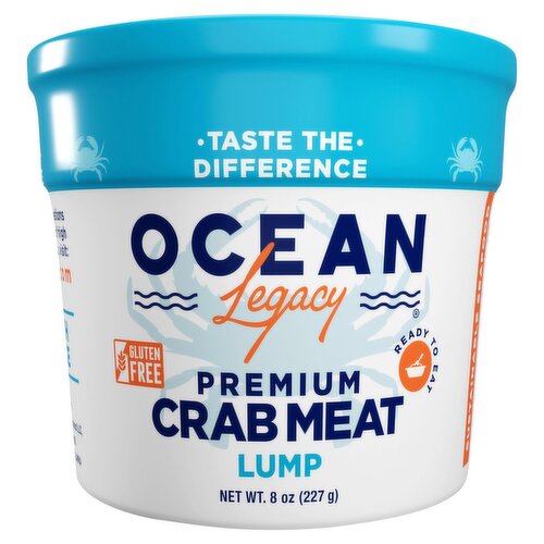 Ocean Legacy Lump Premium Crab Meat, 8 oz