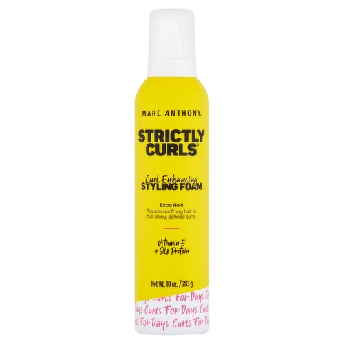 Marc Anthony Strictly Curls Curl Enhancing Styling Foam, 10 oz