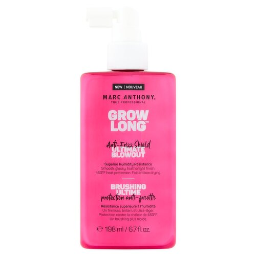 Marc Anthony Grow Long Anti- Frizz Shield Ultimate Blowout Spray, 6.7 fl oz